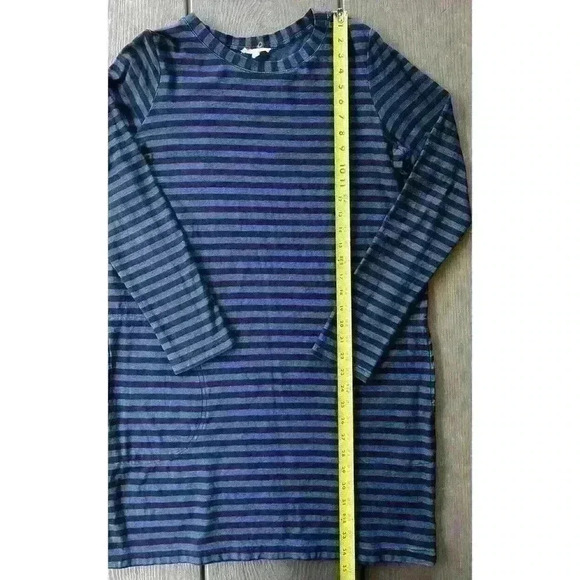 Jane & Delancey Anthropologie Dress Sz Medium Long Sleeve Knee Length Striped - Picture 5 of 9